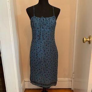 Blue Tessuto printed dress size Small